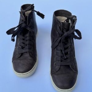 Ugg zip up sneaker booties